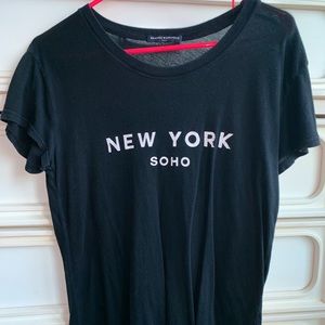 BRANDY MELVILLE New York Black Shirt